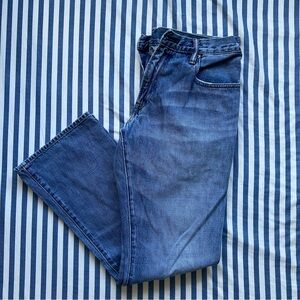 GAP Men's Bootcut Denim Jeans in Blue Size 32x30